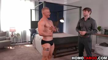 Hot gay jock seduces brother in law